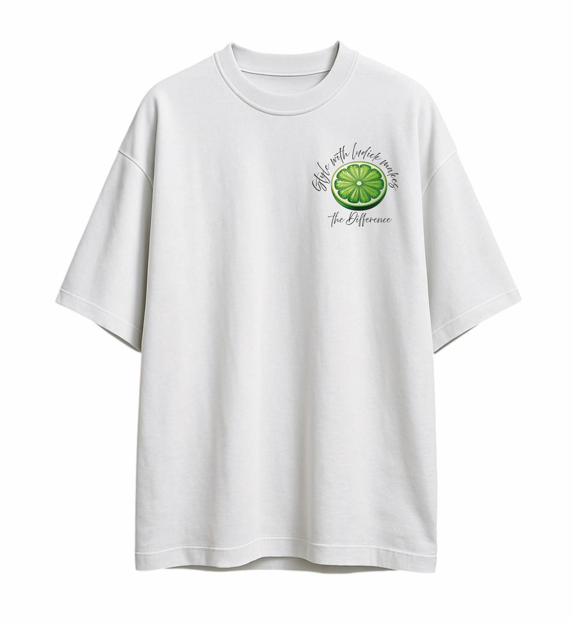 Playera Oversize Margarita – Cóctel Verde con Estilo Vintage