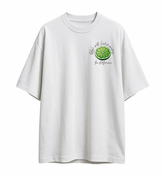 Playera Oversize Margarita – Cóctel Verde con Estilo Vintage