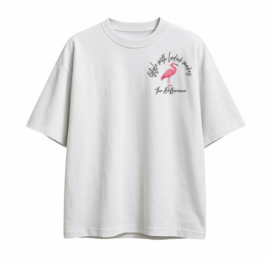 Playera Oversize Cosmo – Cóctel Cosmopolitan Rosa con Estilo Vintage